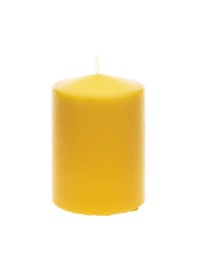 MUSTARD PILLAR CANDLE 6CM X 10CM