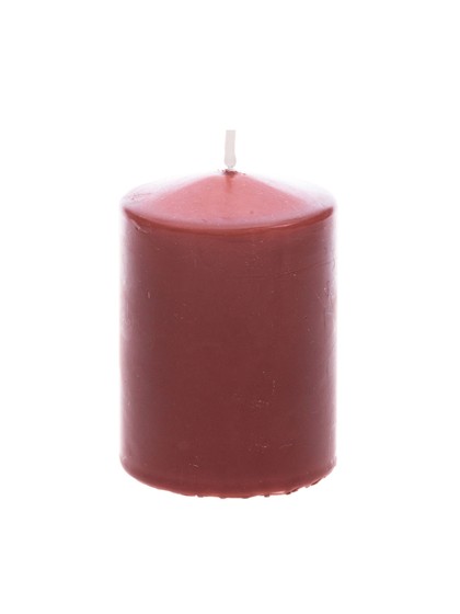 TERRACOTTA PILLAR CANDLE 6CM X 10CM