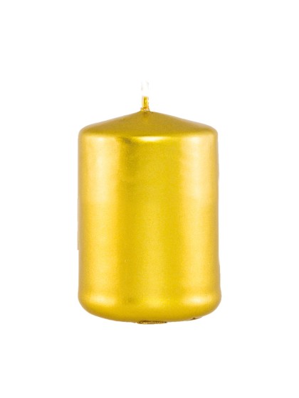 BOUGIE CYL OR METAL 6CM X 10CM