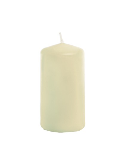 IVORY PILLAR CANDLE 4CM X 6CM