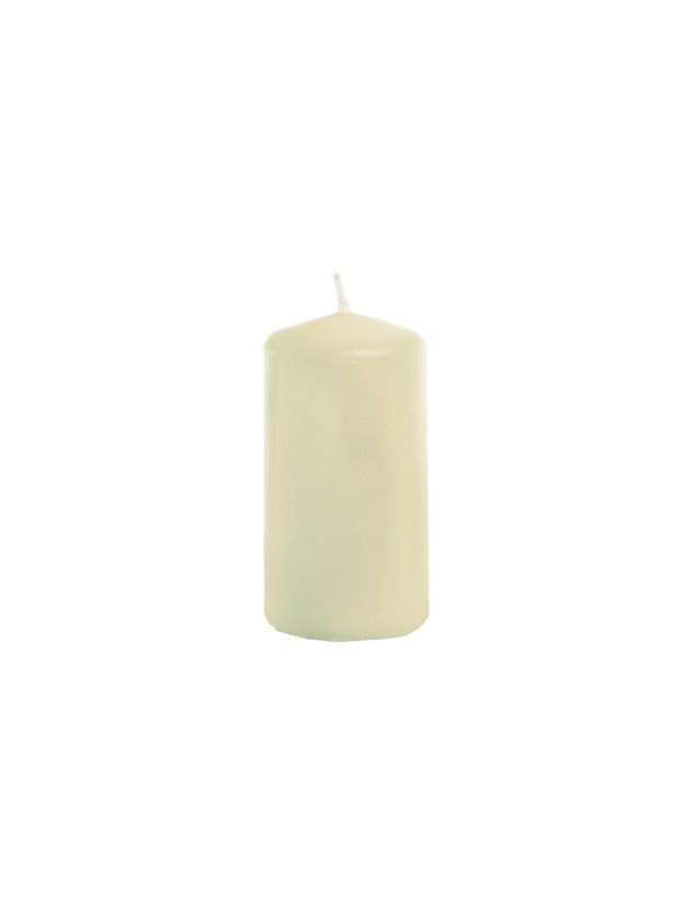 IVORY PILLAR CANDLE 4CM X 6CM