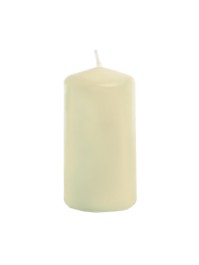 IVORY PILLAR CANDLE 4CM X 6CM