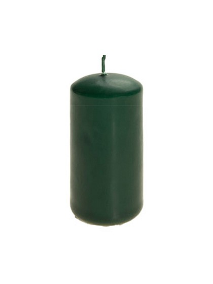 JUNGLE GREEN PILLAR CANDLE 4CM X 6CM