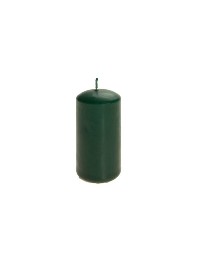 JUNGLE GREEN PILLAR CANDLE 4CM X 6CM