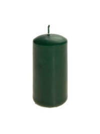 JUNGLE GREEN PILLAR CANDLE 4CM X 6CM