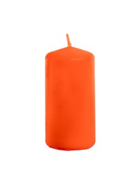ORANGE PILLAR CANDLE 4CM X 6CM