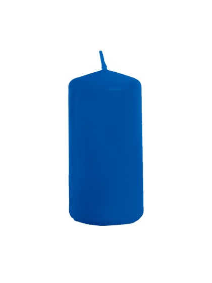 ROYAL BLUE PILLAR CANDLE 4CM X 6CM