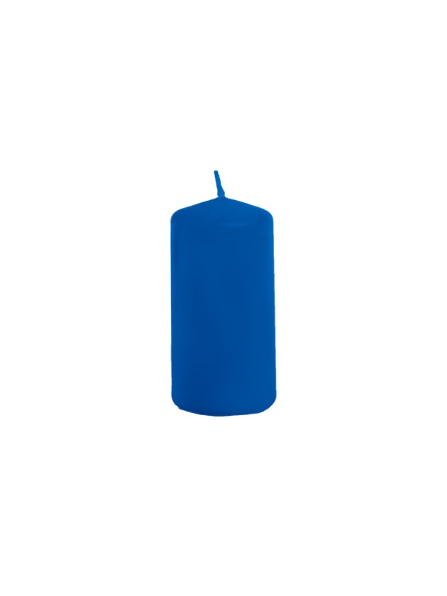 ROYAL BLUE PILLAR CANDLE 4CM X 6CM