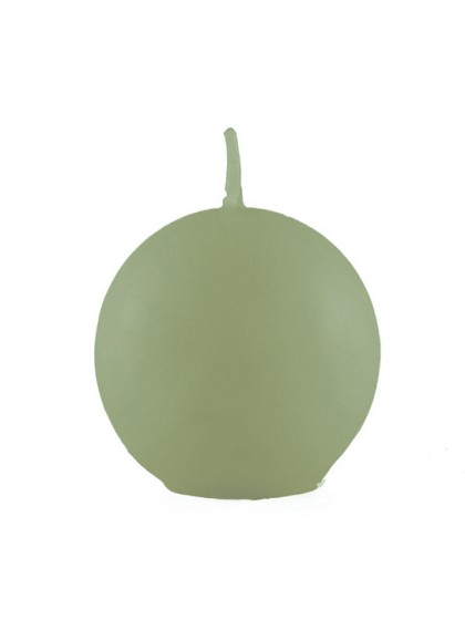 BOUGIE BOULE VERT SAUGE DIA 6CM