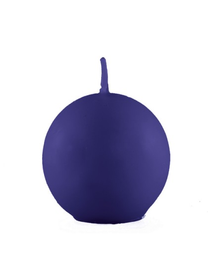BOUGIE BOULE BLEU ROI DIA 6CM