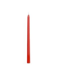 SET OF 2 RED TAPER CANDLES 30CM
