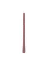 SET OF 2 PINK GOLD TAPER CANDLES 30CM