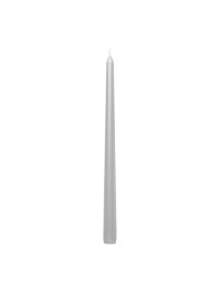 SET OF 2 METALLIC SILVER TAPER CANDLES 30CM