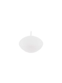 SET OF 6 WHITE FLOATING CANDLES DIA 4.7CM