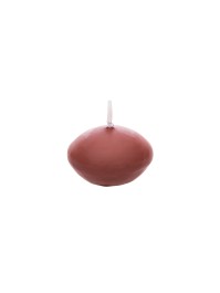 SET OF 6 TERRACOTTA FLOATING CANDLES DIA 4.7CM