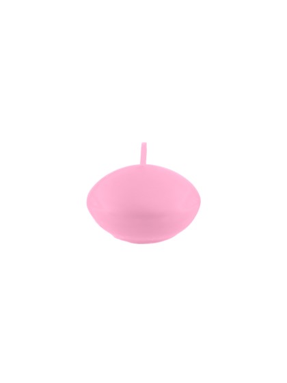 SET 6 BOUGIES FLOTTANTES ROSE PALE DIA 4.7CM