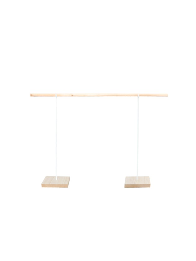 TISCHDEKORATION HOLZ/METAL 60CM X 12CM X 40CM