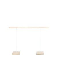 TISCHDEKORATION HOLZ/METAL 60CM X 12CM X 40CM