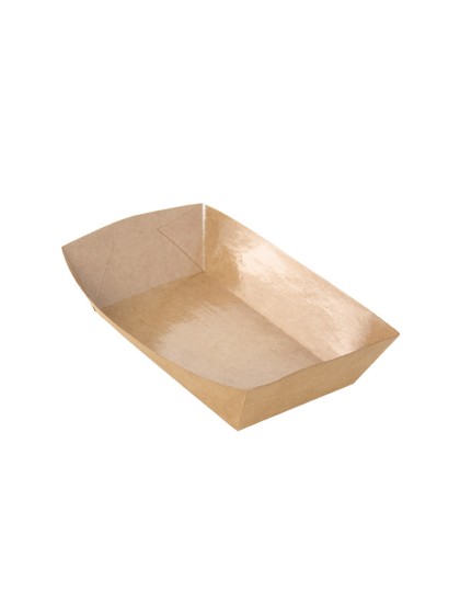 SET 8 KRAFT PAPER TRAYS 250GSM  12CM X 21.3CM X 4.5CM