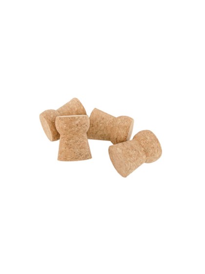 SET 4 BOUCHONS CHAMPAGNE LIEGE 3.5CM X 3.2CM X 4.3CM