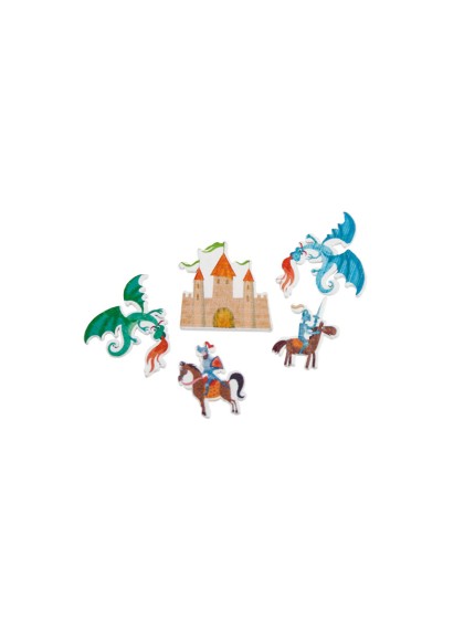 SACHET 16 CONFETTI DE TABLE CHEVALIER 