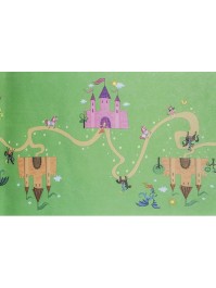 TISCHLÄUFER PRINZESSIN UND RITTER 30CM X 5M