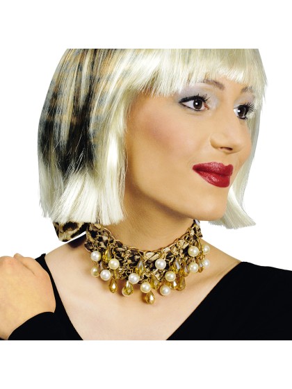 KOPFSCHMUCK LEO MIT PERLEN 