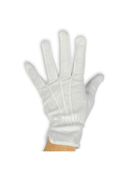 GANTS EN COTON BLANC FEMME TU