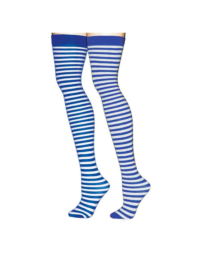 BAS GESTREIFT BLAU UND WEISS Einheitsgröße