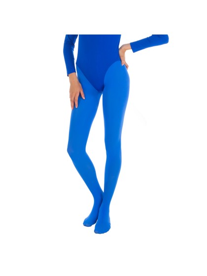 TIGHTS NON-TRANSPARENT 60DEN BLUE L-XL