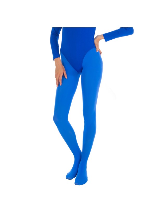STRUMPFHOSE 60 DENIER BLAU L-XL