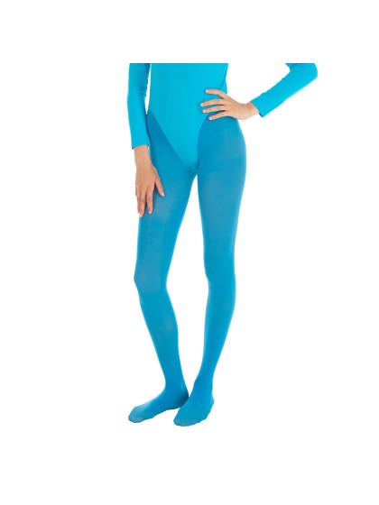 TIGHTS NON-TRANSPARENT 60DEN TURQUOISE XXL-XXXL