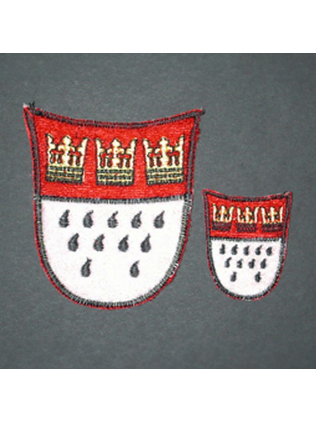 SET 2 ECUSSONS HERALDIQUES COUDRE 