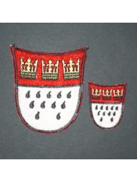 SET 2 ECUSSONS HERALDIQUES COUDRE 