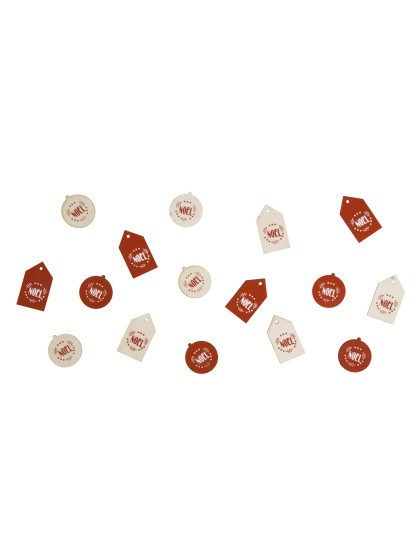 SACHET 16 BOULES BOIS A DISP MOD ASS 3CM X 5CM