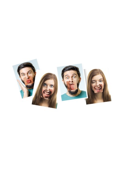 4PCS PHOTO BOOTH CARDS 