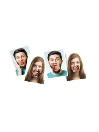 4PCS PHOTO BOOTH CARDS 