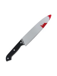 KITCHEN KNIFE WITH BLOOD 31CM X 4CM