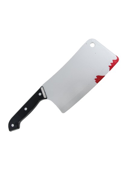 KITCHEN CHOPPER WITH BLOOD 30CM X 8.5CM