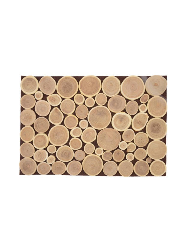 CENTRE TABLE RONDINS NATUREL 35CM X 24CM