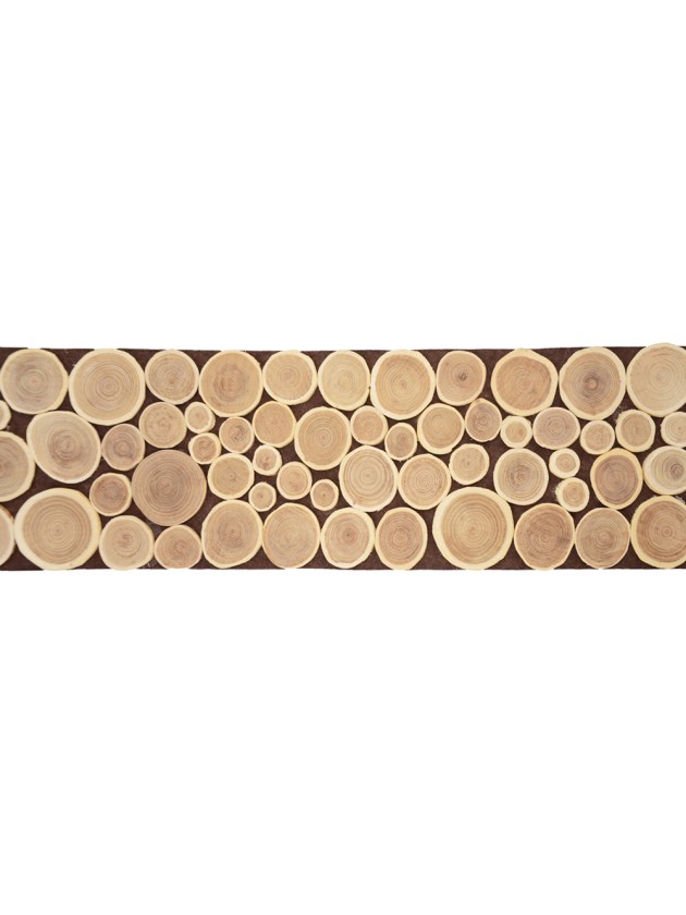 CENTRE TISCH RUNDINS NATUR 80CM X 15CM