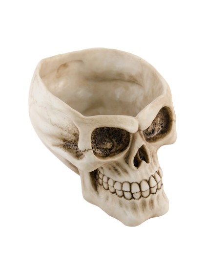 TOTENKOPF KUNSTHARZ 12.5 X 15.8 X 10CM