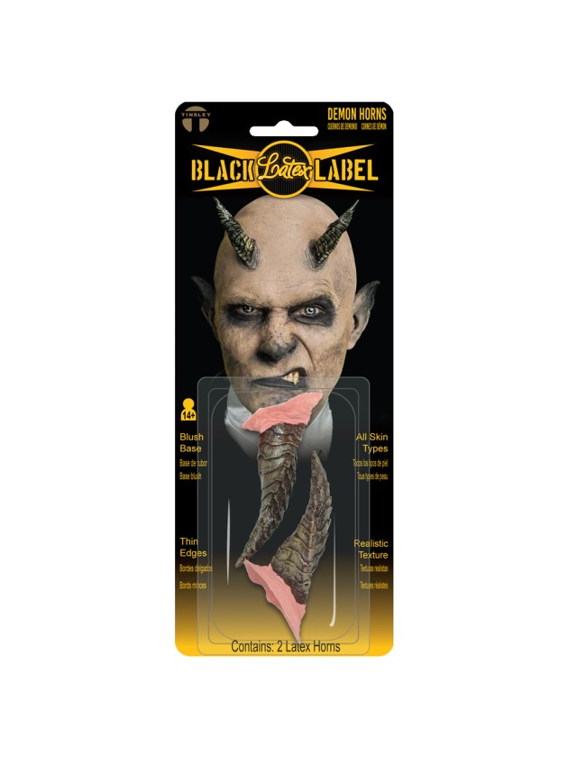 2 HÖRNER AUS DEMON LATEX 