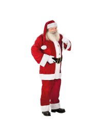 PERE NOEL AMERICAIN VELOURS LUXE 4 PIECES TU