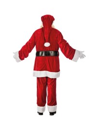 DELUXE VELVET AMERICAN SANTA CLAUS 4 PIECES 