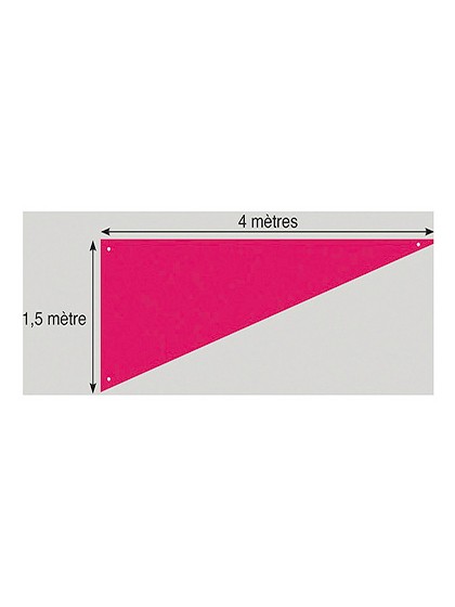 TENTURE TRIANGLE FUCHSIA 