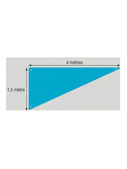 DEKOSTOFF TRIANGLE TÜRKIS 