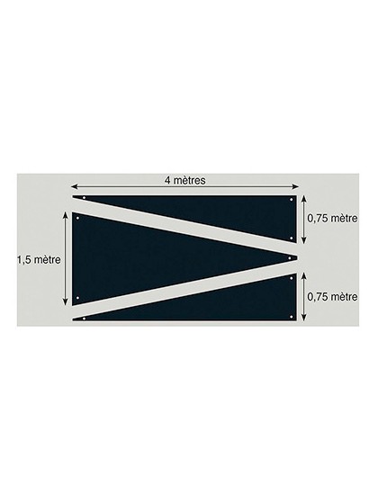 SET 3 TENTURES TRIANGLE NOIR 