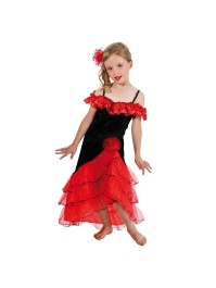 SPANISCHES KLEID 2 TEILE 140CM