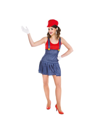MISS PLOMBIER ROUGE 2 PIECES M
